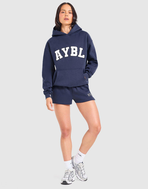 เสื้อฮู้ดดี้ผู้หญิง Varsity 2.0 Oversized