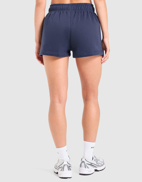 กางเกงเลกกิ้งขาสั้นผู้หญิง Varsity 2.0 Oversized