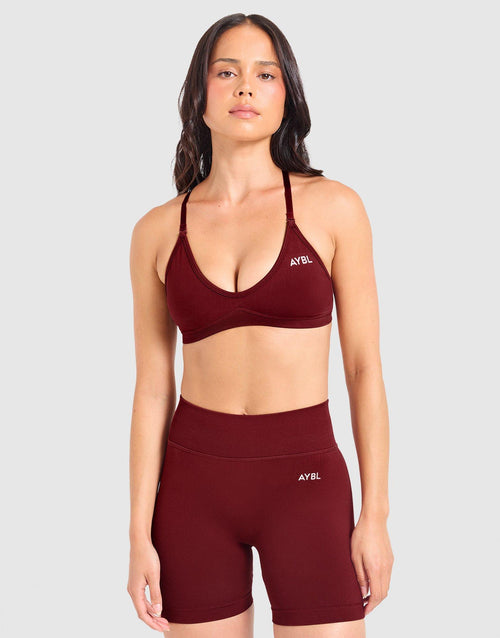 สปอร์ตบราผู้หญิง Adapt Seamless Strappy
