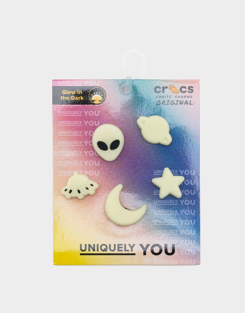 ที่ติดรองเท้า GITD Ceiling Stars Jibbitz (5 ชิ้น)