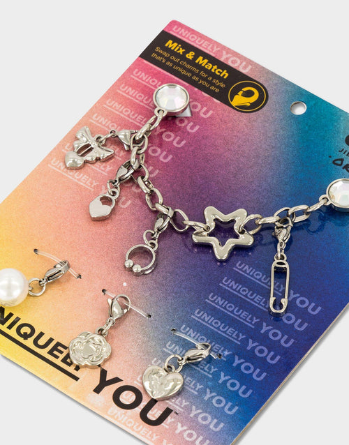 ที่ติดรองเท้า Punk Silver Charm Jibbitz