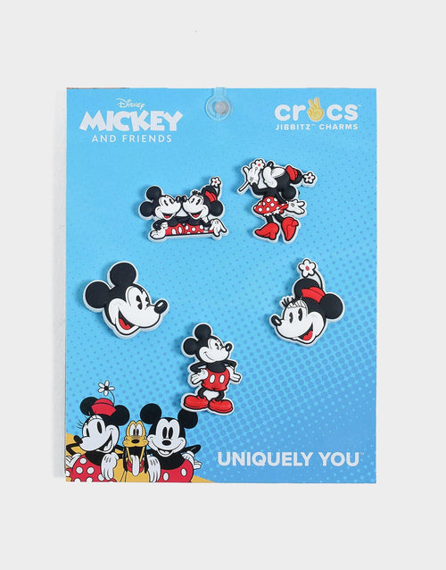 ที่ติดรองเท้า Mickey and Minnie Jibbitz (5 ชิ้น)