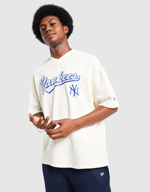 เสื้อยืดผู้ชาย Slogan NY Yankees