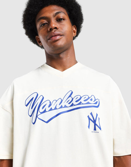 เสื้อยืดผู้ชาย Slogan NY Yankees