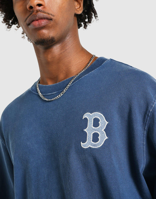 เสื้อแขนยาวผู้ชาย Washed Effect Boston Red Sox
