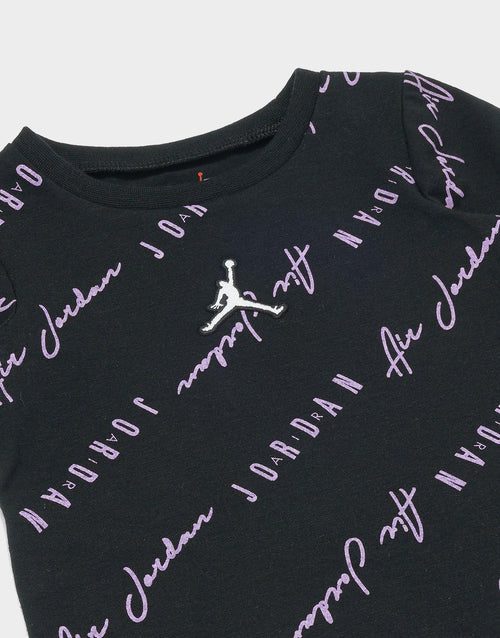 ชุดเซ็ตเด็กวัยหัดเดิน Jordan ESSENTIALS All Over Print DRESS