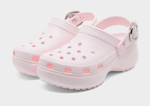 รองเท้าแตะผู้หญิง Classic Platform Dipped Buckle Clog