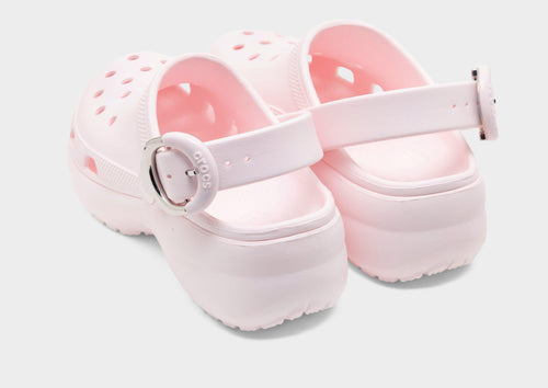 รองเท้าแตะผู้หญิง Classic Platform Dipped Buckle Clog