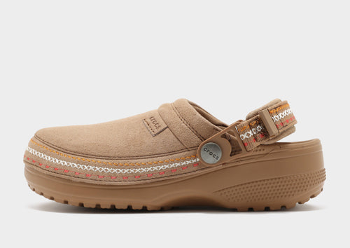 รองเท้าผู้หญิง Crafted Vegan Suede Stitch Clog