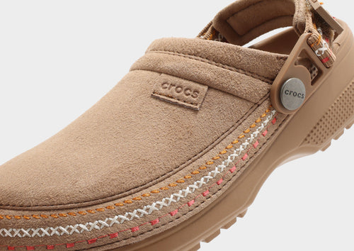 รองเท้าผู้หญิง Crafted Vegan Suede Stitch Clog