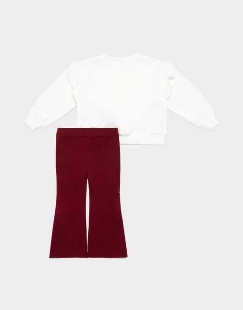 ชุดเซ็ตเด็กวัยหัดเดิน Ruffle Crew Flare