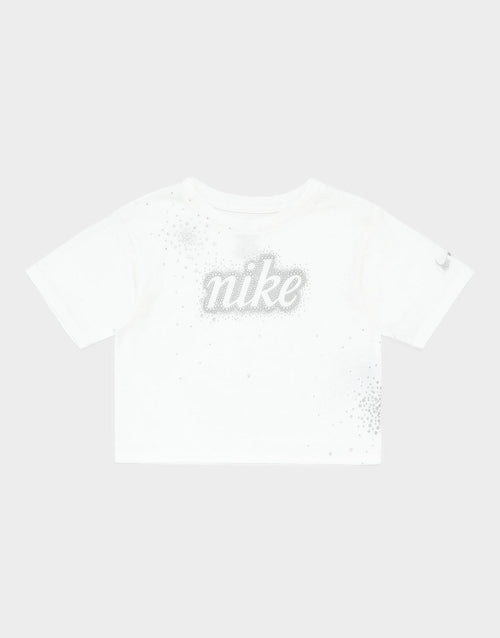 เสื้อยืดเด็กเล็ก Swoosh Sparkle Boxy