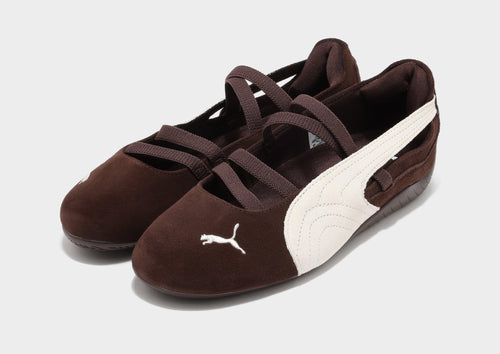 รองเท้าผู้หญิง Speedcat Ballet Suede Cafe