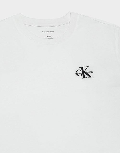 เสื้อยืดผู้หญิง Core Essentials Monogram Embroidery
