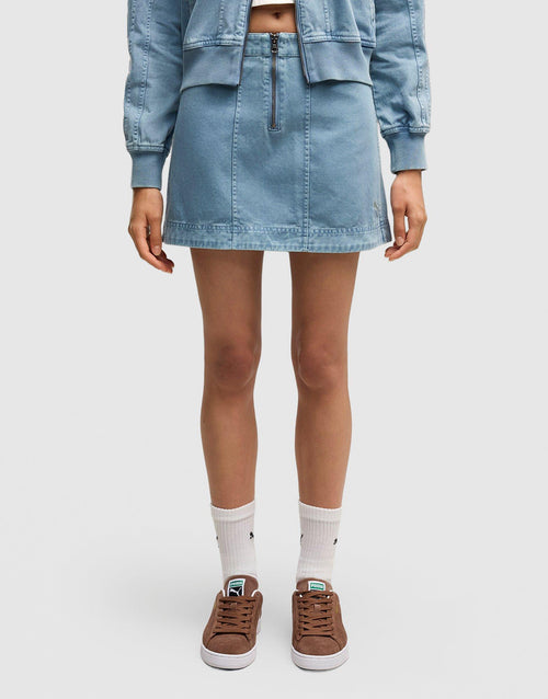 กระโปรงผู้หญิง Future Archive Washed Twill Denim