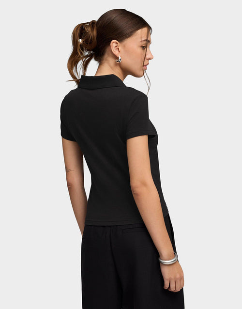 เสื้อแขนสั้นผู้หญิง Essential Baby Polo
