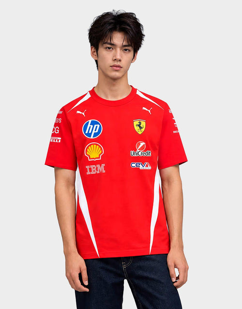 เสื้อแขนสั้นผู้ชาย Scuderia Ferrari Drivers