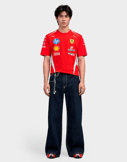 เสื้อแขนสั้นผู้ชาย Scuderia Ferrari Drivers