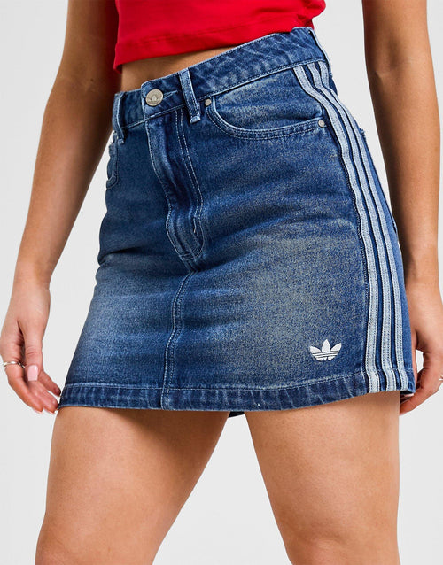 กระโปรงผู้หญิง Adicolor Denim Mini