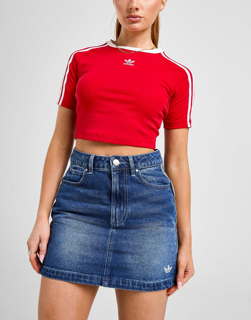 กระโปรงผู้หญิง Adicolor Denim Mini