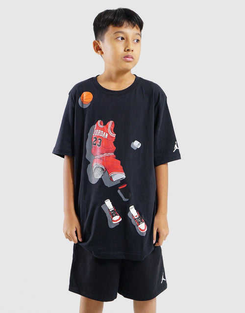 เสื้อยืดเด็กโต Jumpman Ghost Man