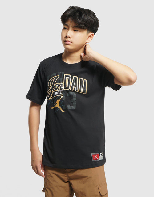 เสื้อยืดเด็กโต Varsity Split