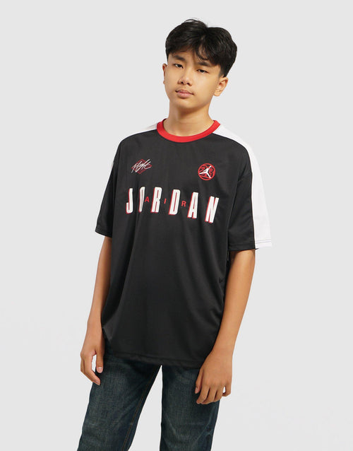 เสื้อแขนสั้นเด็กโต Colorblock