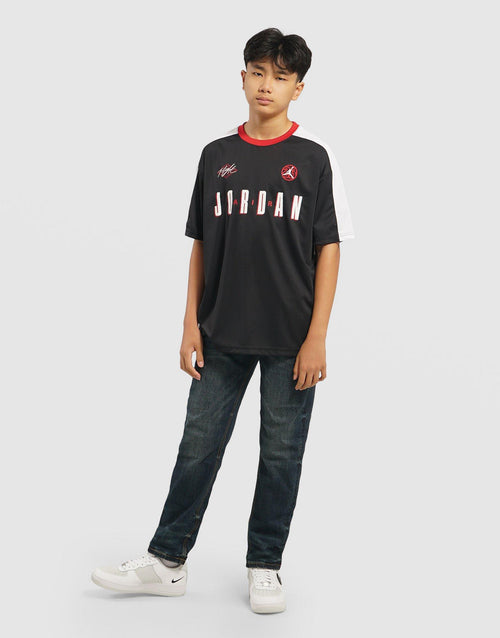 เสื้อแขนสั้นเด็กโต Colorblock