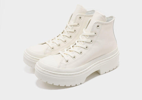 รองเท้าผู้หญิง Chuck Taylor All Star Lugged Heel Leather Platform