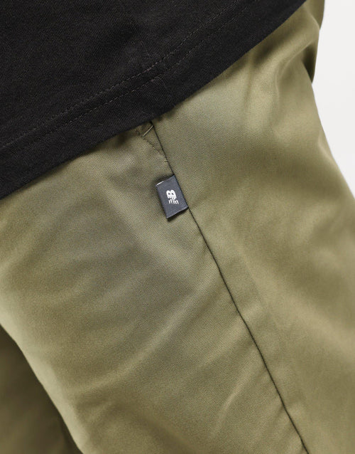 กางเกงขายาวผู้ชาย Icon Twill Tapered