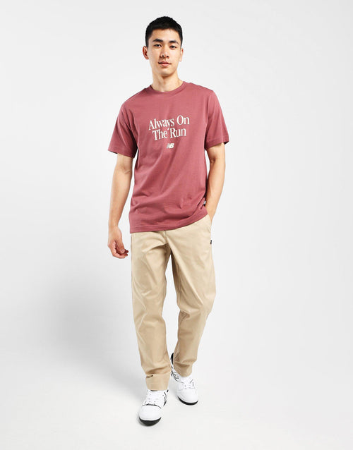 กางเกงขายาวผู้ชาย Icon Twill Tapered