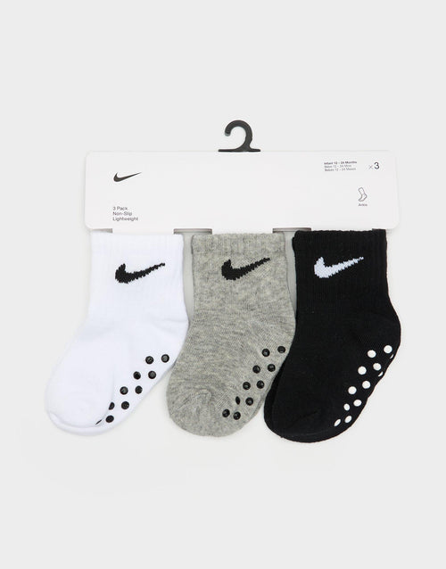 ถุงเท้าเด็กวัยหัดเดิน Baby Swoosh Ankle Gripper (แพค 3)