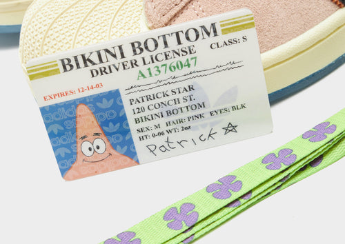x SpongeBob รองเท้าผู้ชาย Superstar Patrick