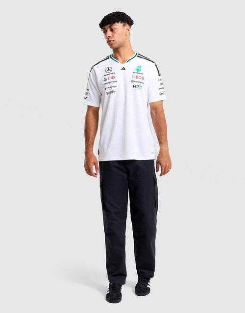 เสื้อแขนสั้นผู้ชาย Mercedes-AMG Petronas F1 Team Driver Jersey Authentic
