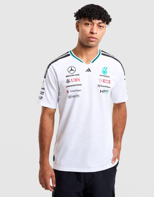 เสื้อแขนสั้นผู้ชาย Mercedes-AMG Petronas F1 Team Driver Jersey Authentic