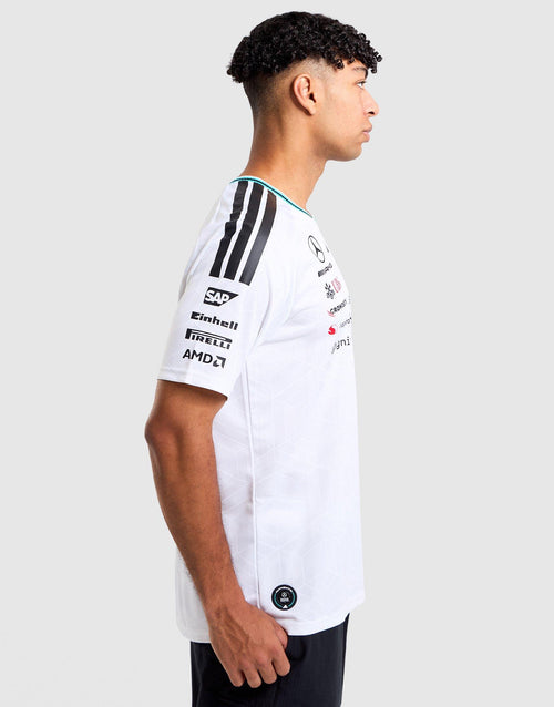 เสื้อแขนสั้นผู้ชาย Mercedes-AMG Petronas F1 Team Driver Jersey Authentic