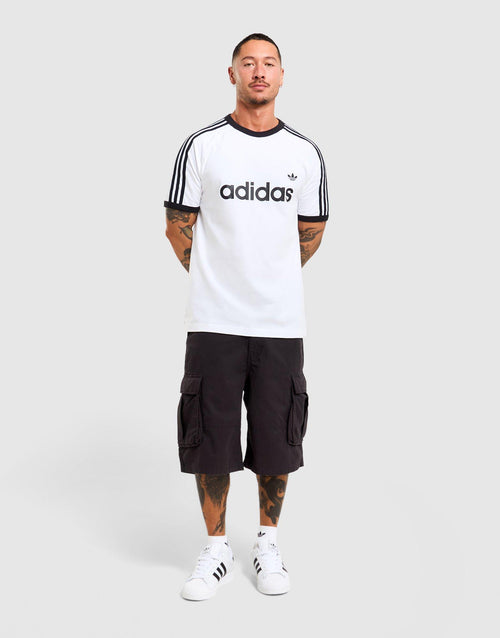 เสื้อยืดผู้ชาย 3-Stripes Slim Ringer