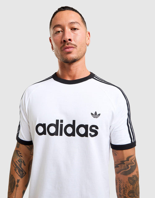 เสื้อยืดผู้ชาย 3-Stripes Slim Ringer
