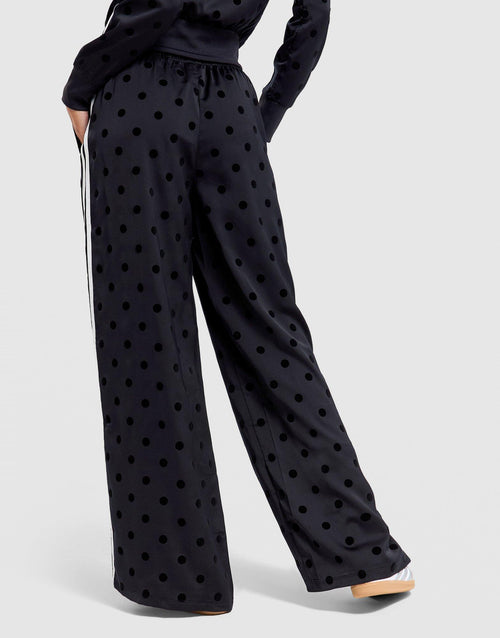 กางเกงขายาวผู้หญิง Satin Polka Dot
