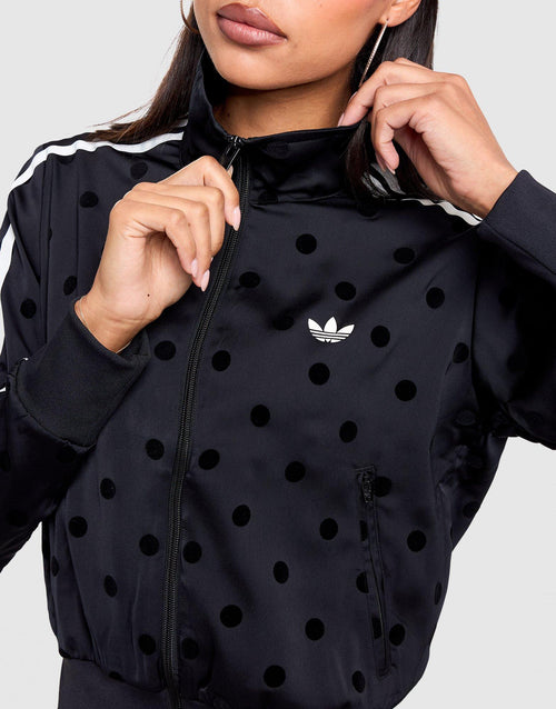 เสื้อแขนยาวผู้หญิง Satin Polka Dot