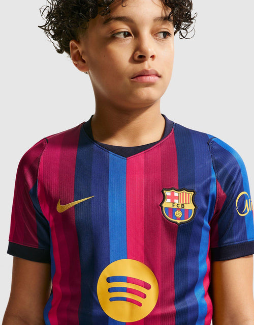 เสื้อฟุตบอลชุดเหย้าเด็กโต FC Barcelona 2026/27