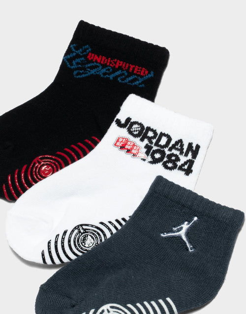 ถุงเท้าเด็กวัยหัดเดิน MJ America Quarter (แพค 3)