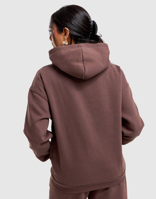 เสื้อฮู้ดดี้ผู้หญิง Varsity Applique Oversized