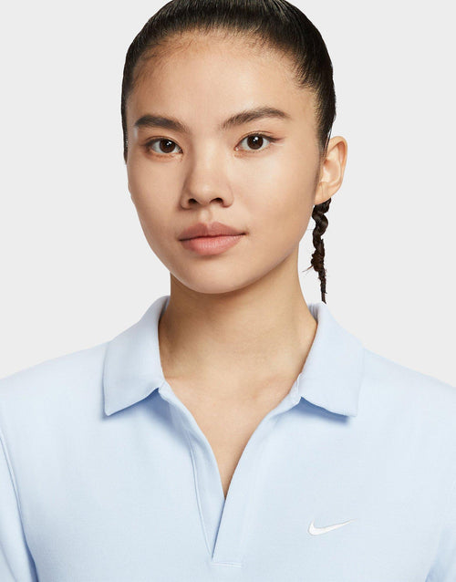 เสื้อแขนสั้นผู้หญิง Essential Polo Crop