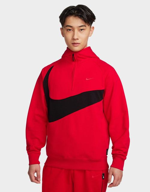 เสื้อฮู้ดดี้ผู้ชาย Swoosh 1/2-Zip Fleece