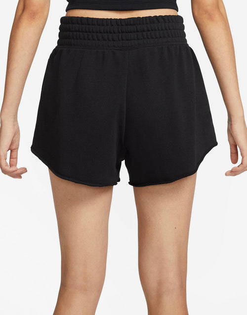 กางเกงขาสั้นผู้หญิง Sportswear High-Waisted French Terry