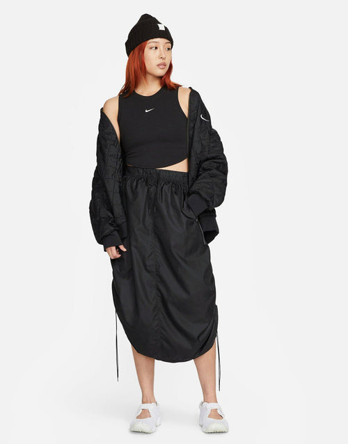 เสื้อกล้ามผู้หญิง Sportswear Essentials Ribbed Cropped