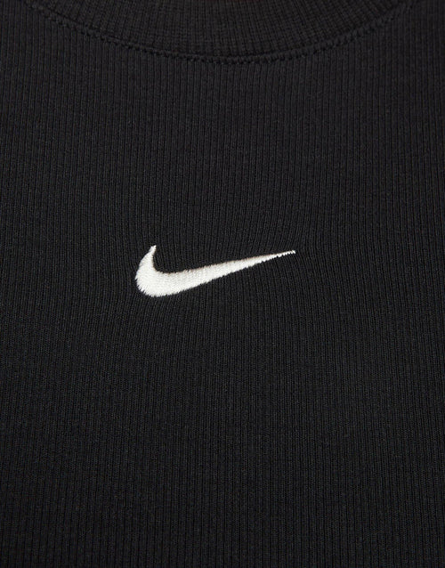 เสื้อกล้ามผู้หญิง Sportswear Essentials Ribbed Cropped