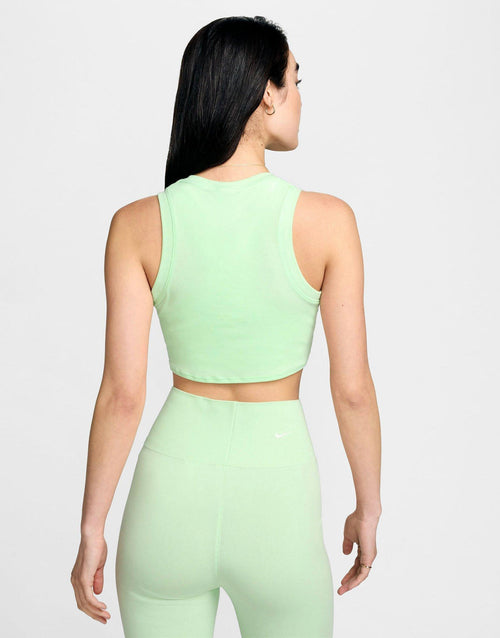 เสื้อกล้ามผู้หญิง Sportswear Essentials Ribbed Cropped