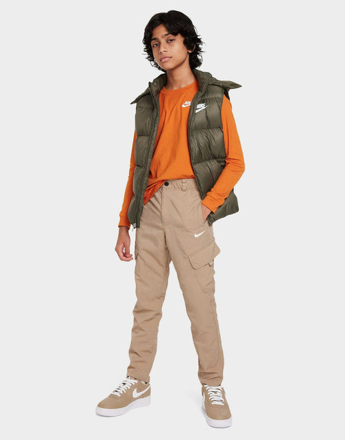 กางเกงขายาวเด็กโต Outdoor Play Woven Cargo
